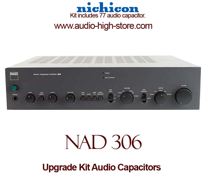 NAD 306 Upgrade Kit Audio Capacitors
