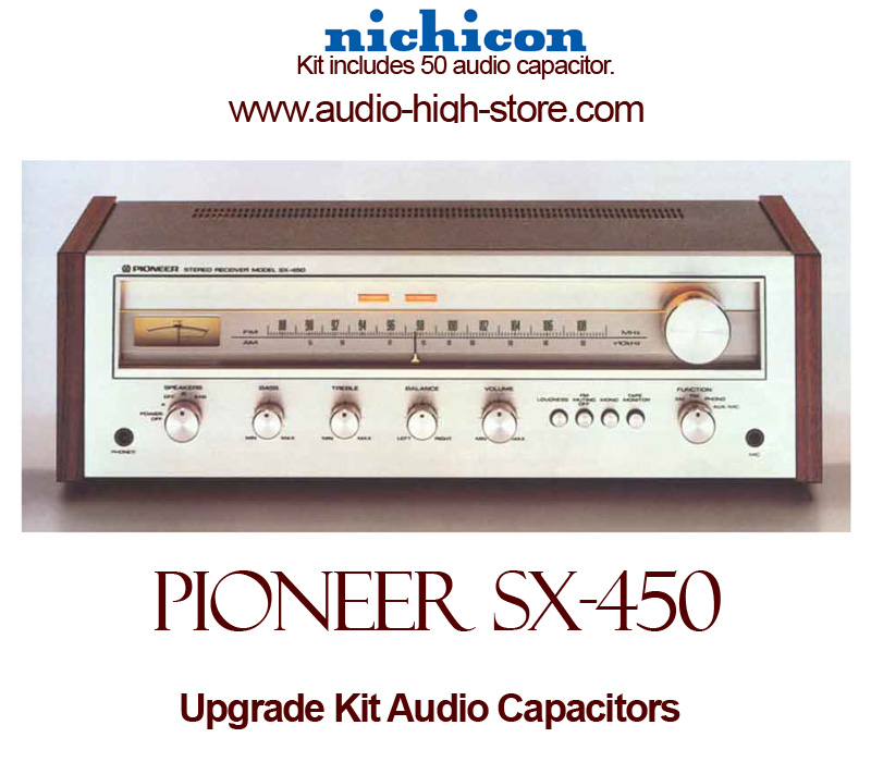Pioneer SX-450 Upgrade Kit Audio Capacitors