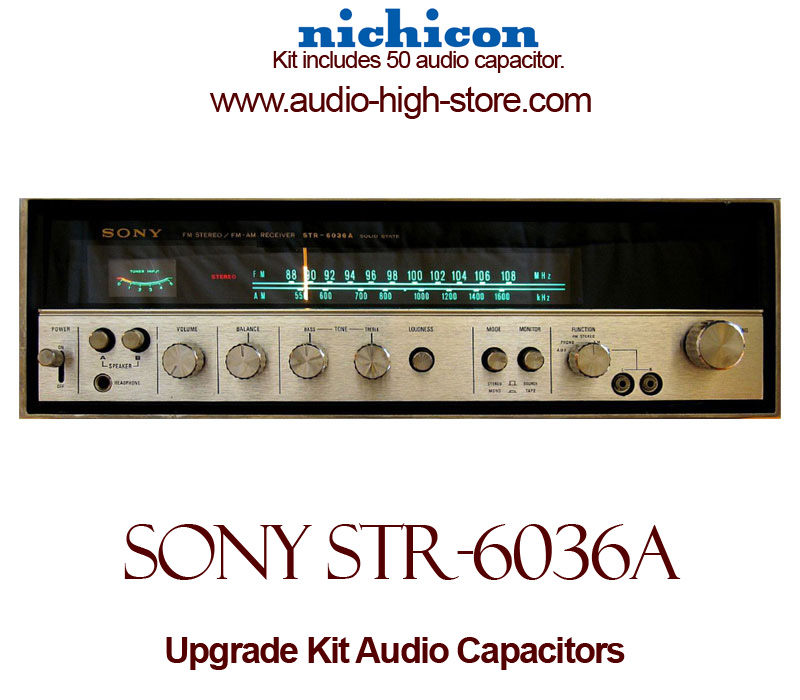 Sony STR-6036A Upgrade Kit Audio Capacitors