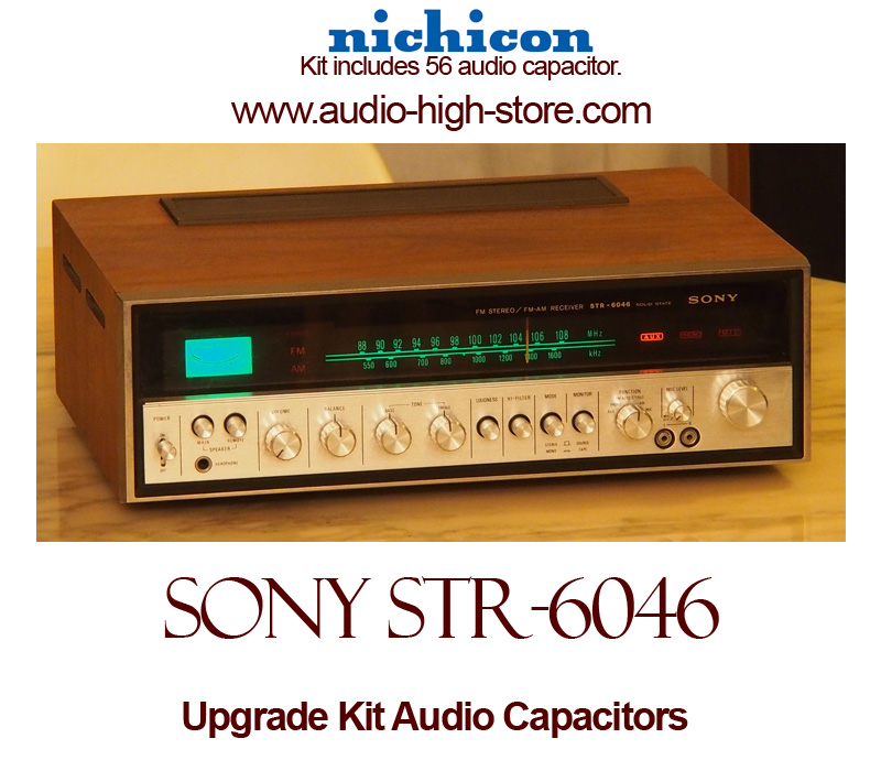 Sony STR-6046 Upgrade Kit Audio Capacitors