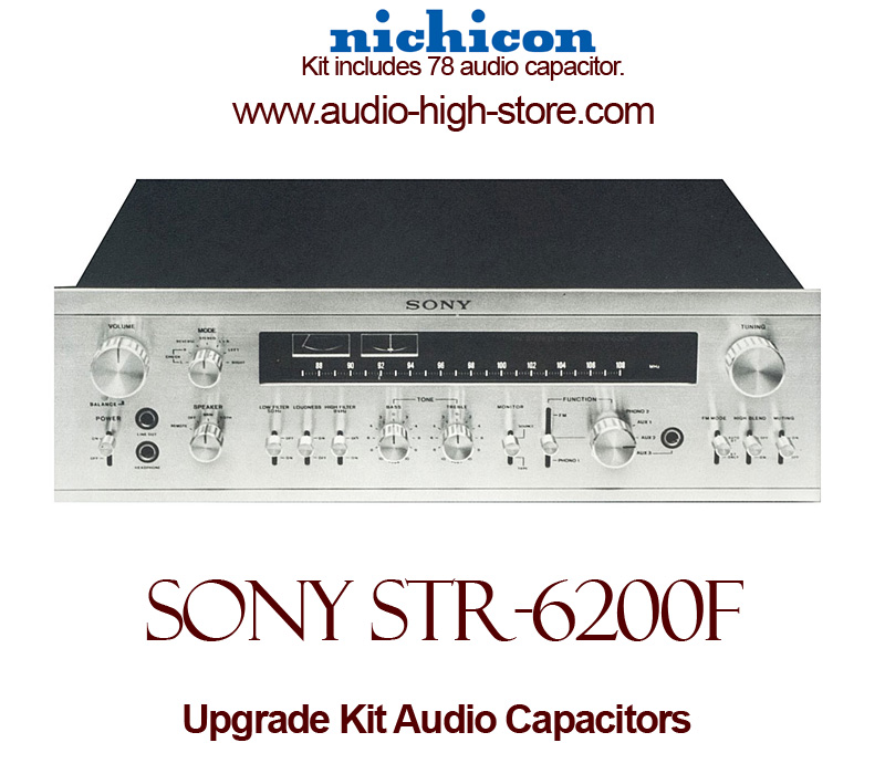 Sony STR-6200F Upgrade Kit Audio Capacitors