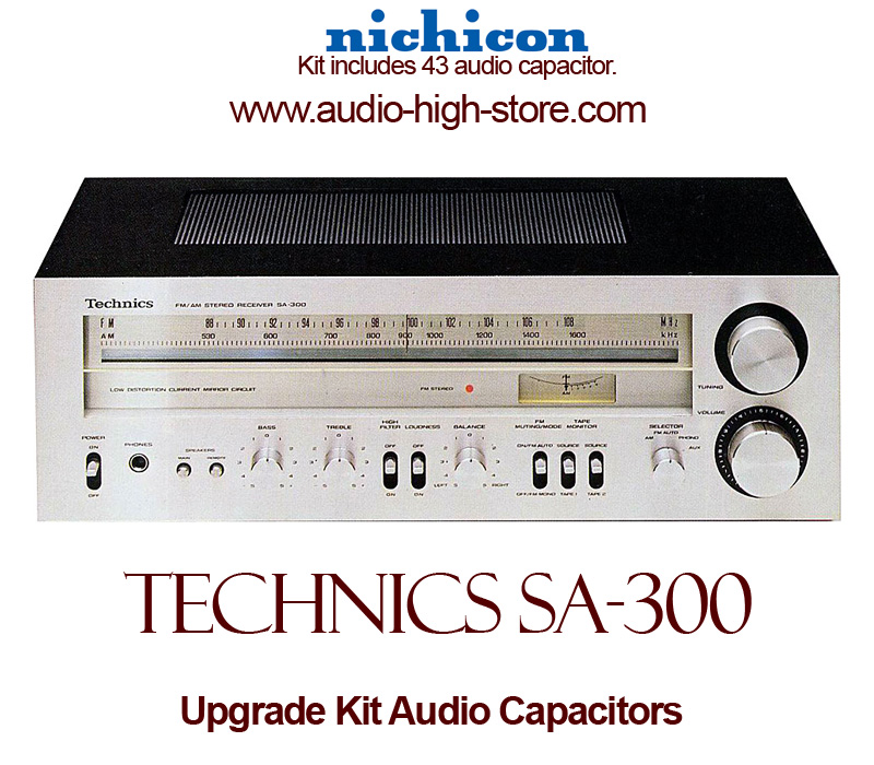 Technics SA-300 Upgrade Kit Audio Capacitors