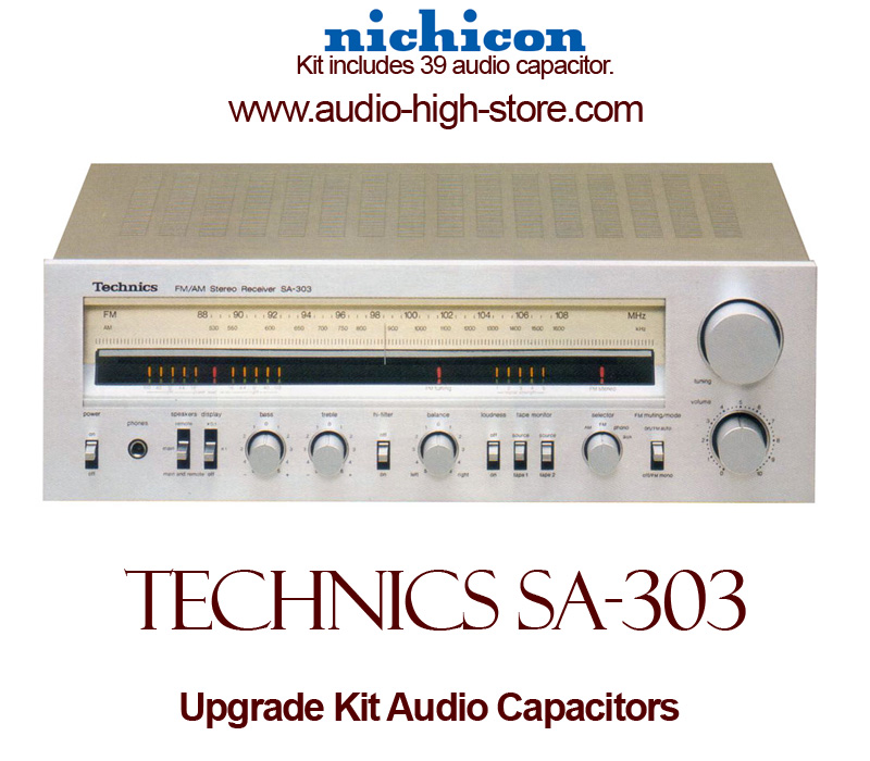 Technics SA-303 Upgrade Kit Audio Capacitors