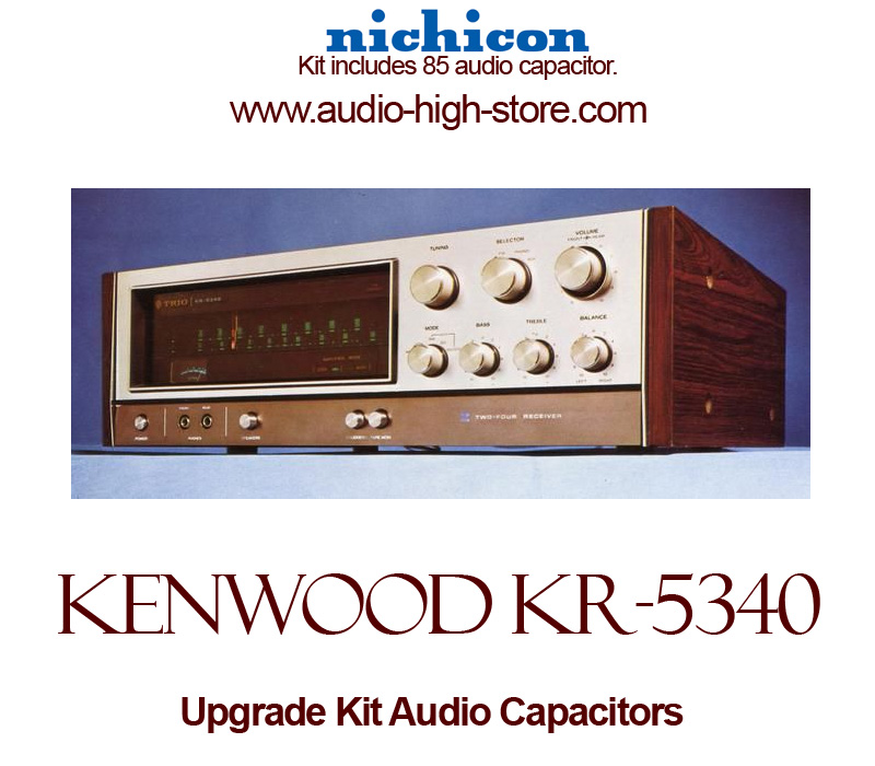 Kenwood KR-5340 Upgrade Kit Audio Capacitors
