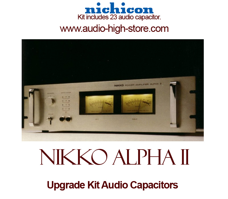 Nikko Alpha II Upgrade Kit Audio Capacitors