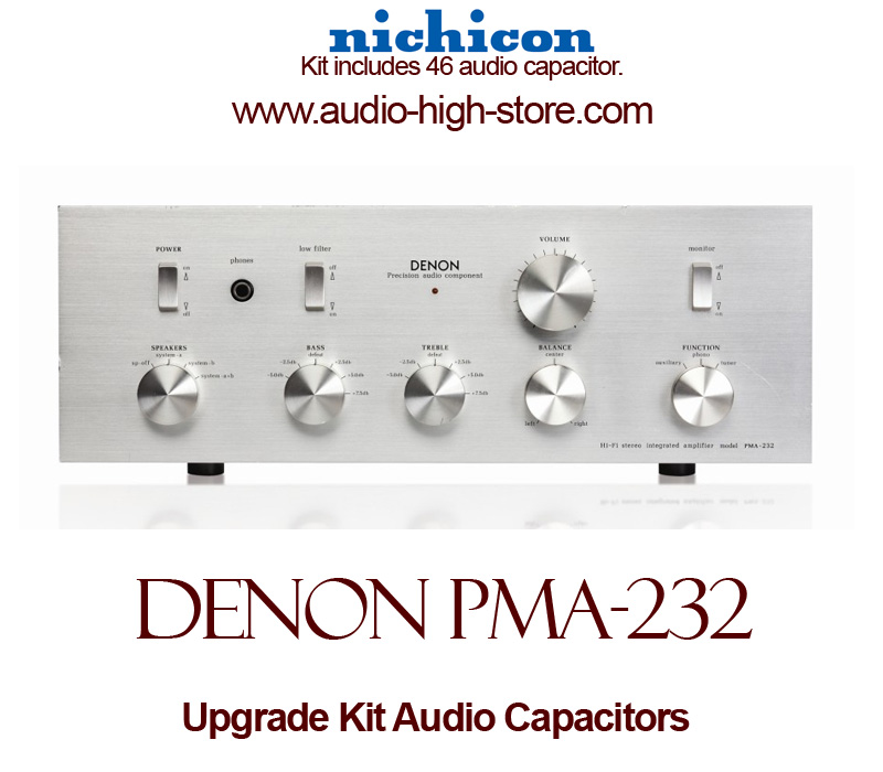 Denon PMA-232 Upgrade Kit Audio Capacitors