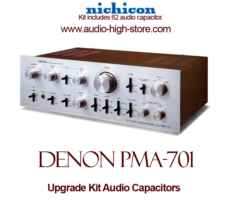 Denon PMA-701 Upgrade Kit Audio Capacitors