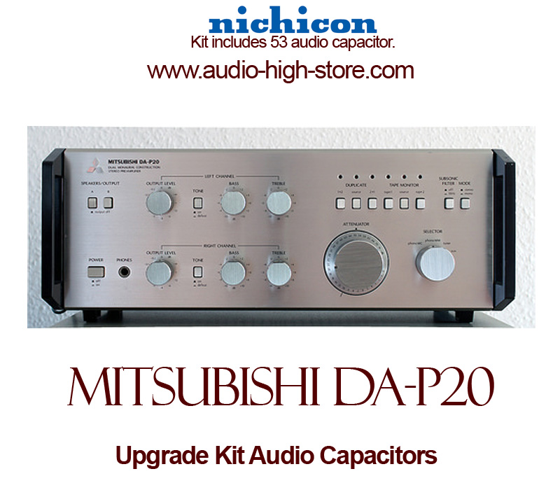 Mitsubishi DA-P20 Upgrade Kit Audio Capacitors