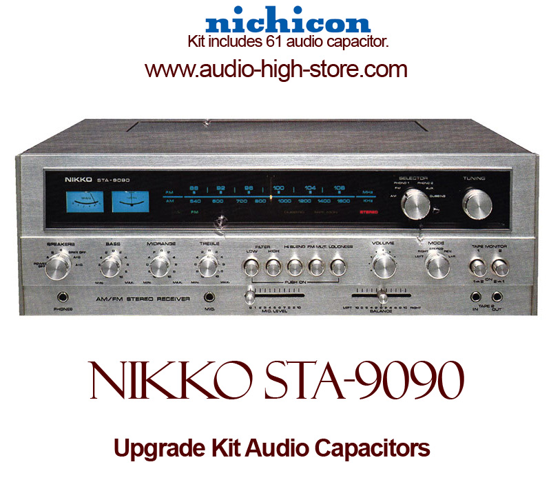 Nikko STA-9090 Upgrade Kit Audio Capacitors