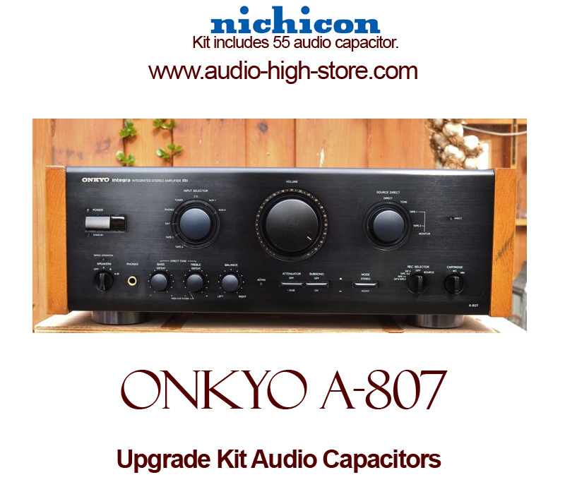 Onkyo A-807 Upgrade Kit Audio Capacitors