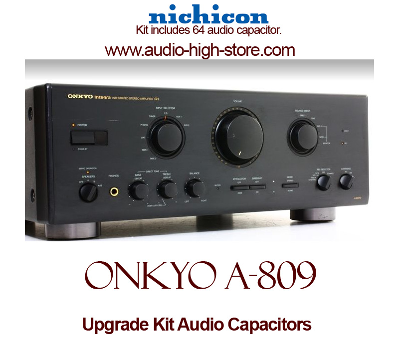 Onkyo A-809 Upgrade Kit Audio Capacitors