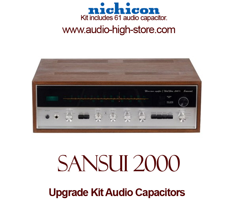 Sansui 2000 Upgrade Kit Audio Capacitors
