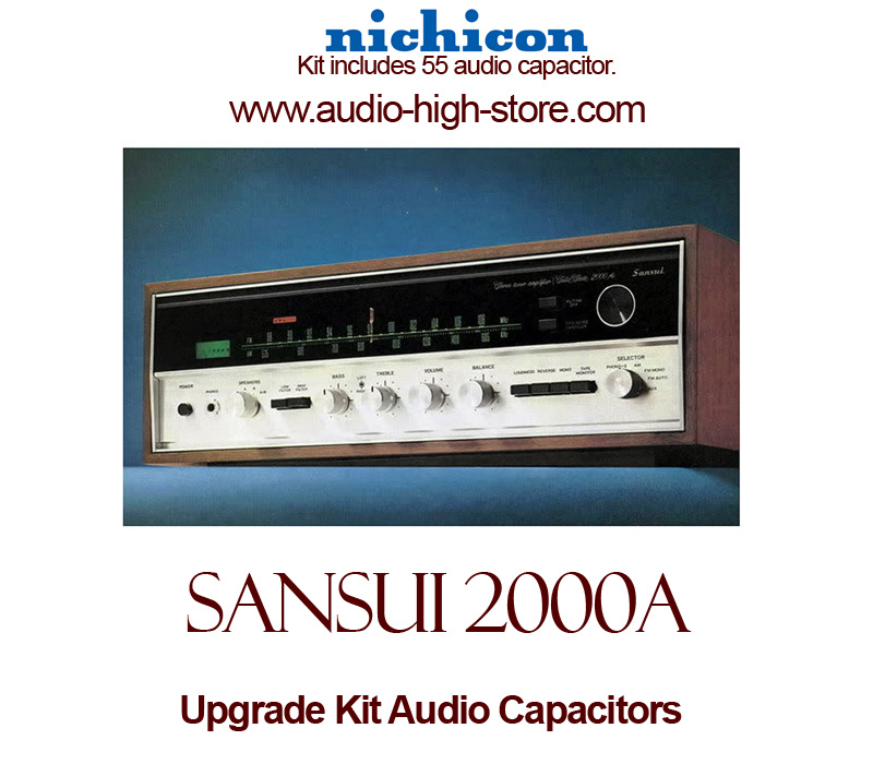Sansui 2000A Upgrade Kit Audio Capacitors