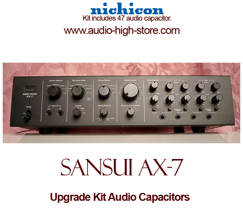 Sansui AX-7 Upgrade Kit Audio Capacitors