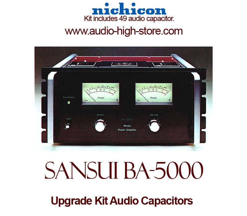 Sansui BA-5000 Upgrade Kit Audio Capacitors