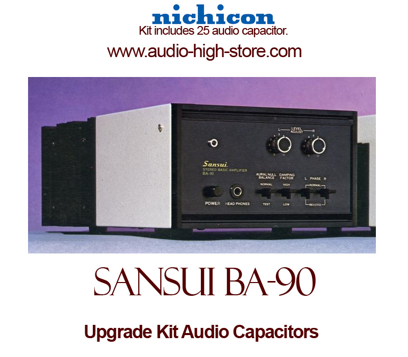 Sansui BA-90 Upgrade Kit Audio Capacitors