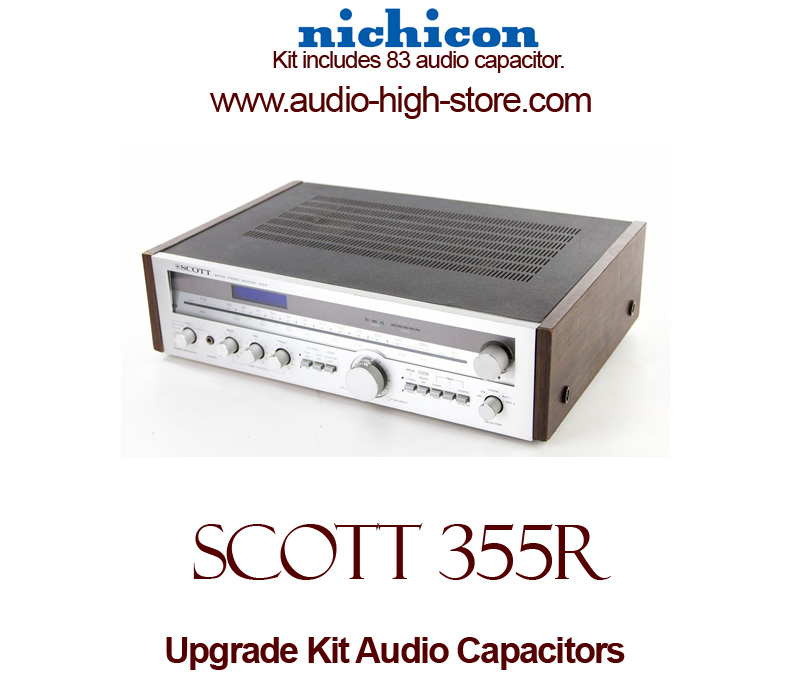 Scott 355R Upgrade Kit Audio Capacitors