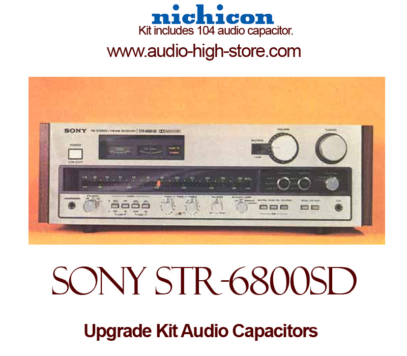 Sony STR-6800SD Upgrade Kit Audio Capacitors