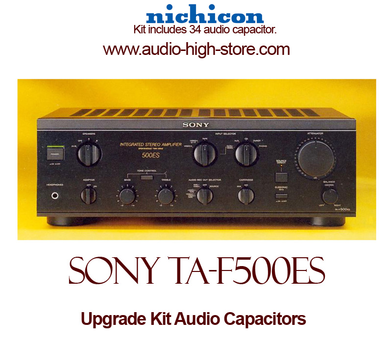Sony TA-F500ES Upgrade Kit Audio Capacitors