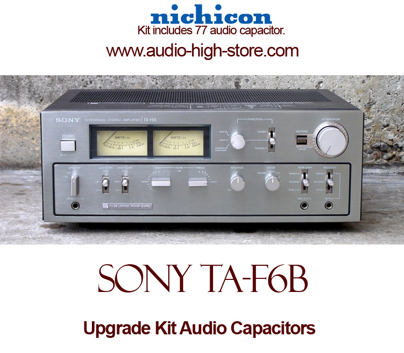 Sony TA-F6B Upgrade Kit Audio Capacitors