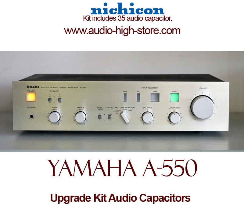 Yamaha A-550 Upgrade Kit Audio Capacitors