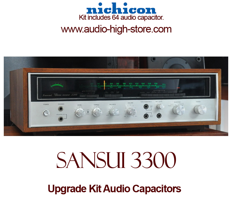 Sansui 3300 Upgrade Kit Audio Capacitors