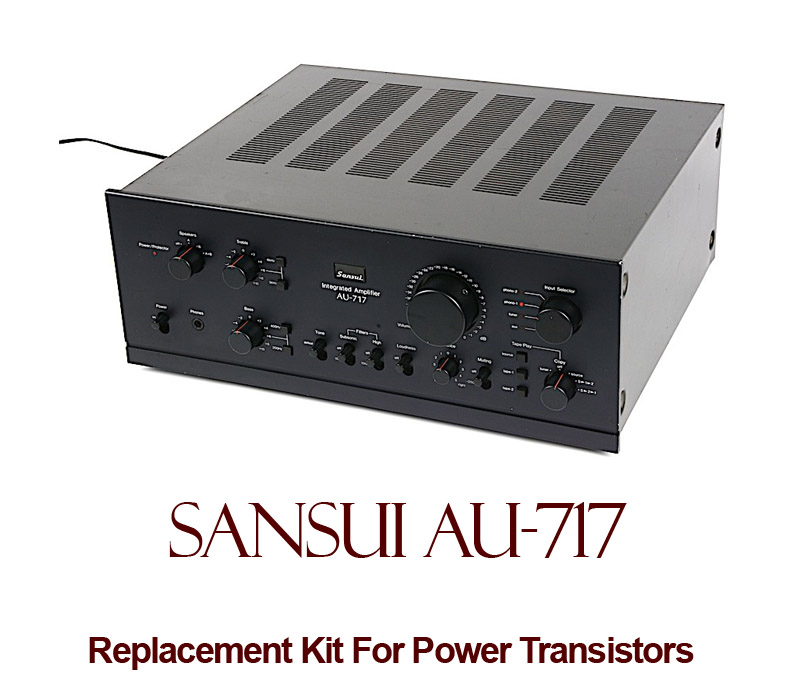 Sansui AU-717 Replacement Kit Transistors