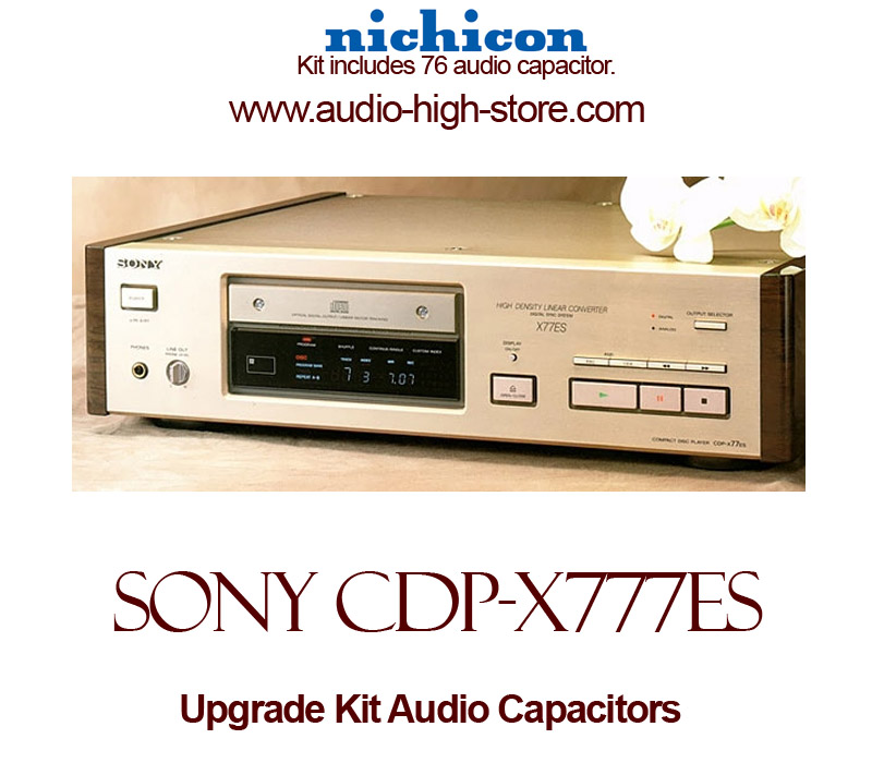 Sony CDP-X777ES Upgrade Kit Audio Capacitors