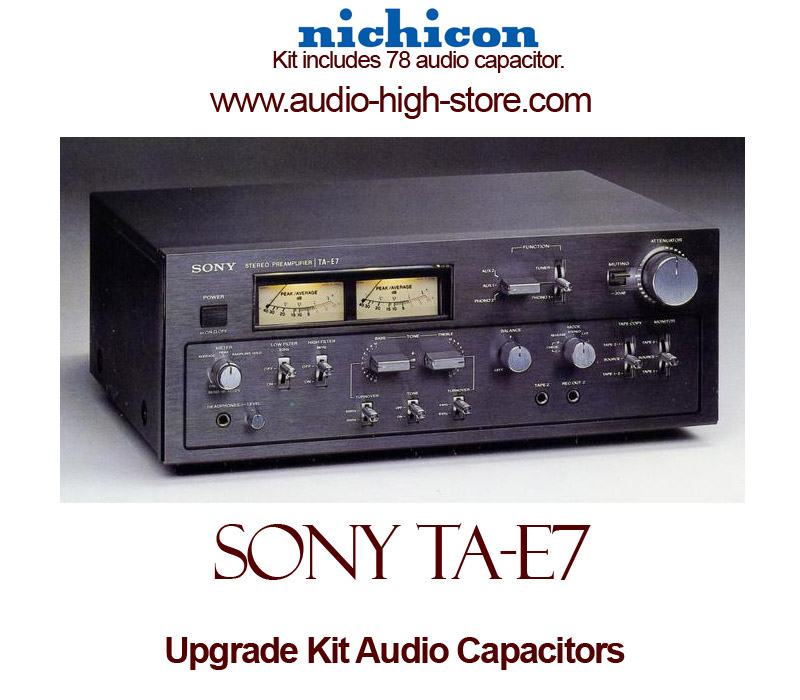 Sony TA-E7 Upgrade Kit Audio Capacitors