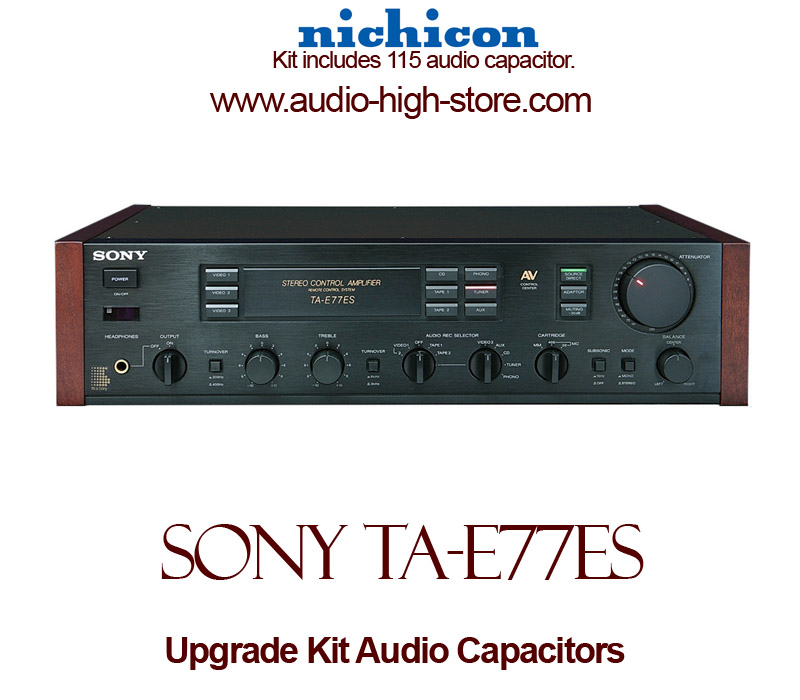 Sony TA-E77ES Upgrade Kit Audio Capacitors