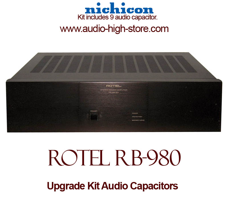 Rotel RB-980 Upgrade Kit Audio Capacitors