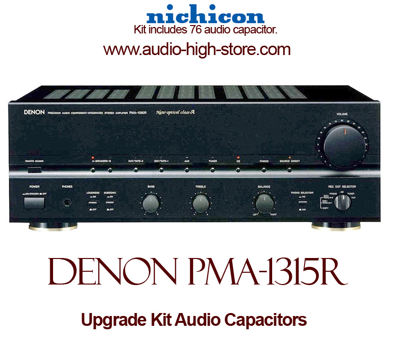 Denon PMA-1315R Upgrade Kit Audio Capacitors