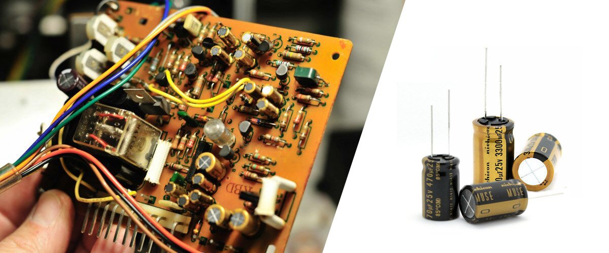 Why should change the electrolytic capacitors? Audio Explorer