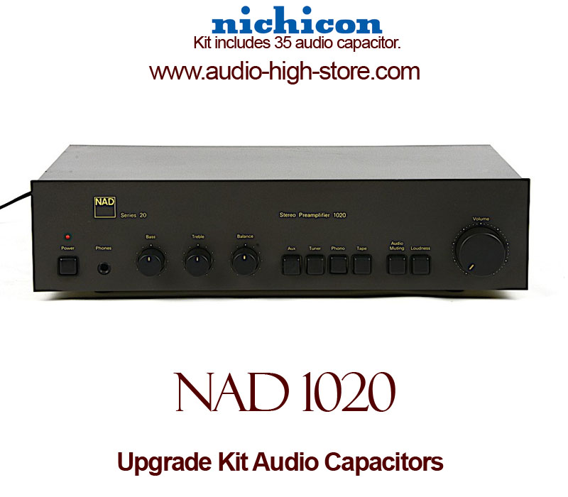NAD 1020 Upgrade Kit Audio Capacitors