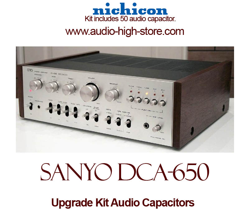 Sanyo DCA-650 Upgrade Kit Audio Capacitors