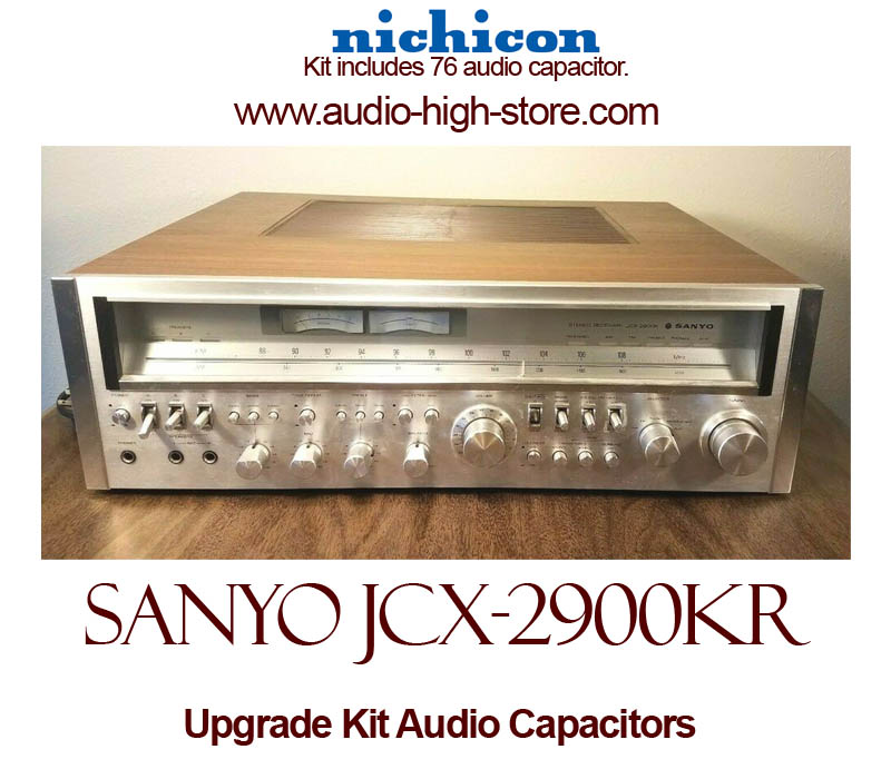 Sanyo JCX-2900KR Upgrade Kit Audio Capacitors