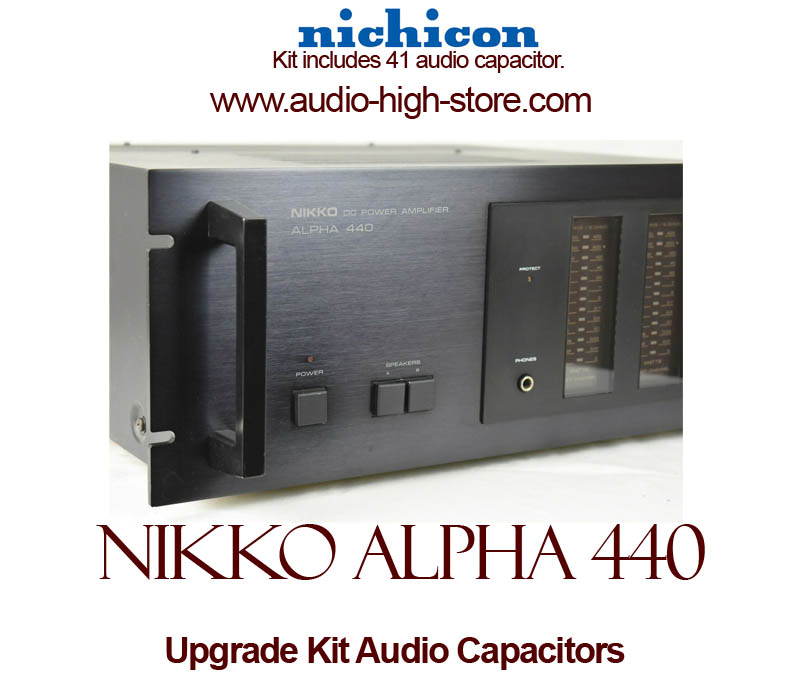 Nikko Alpha 440 Upgrade Kit Audio Capacitors