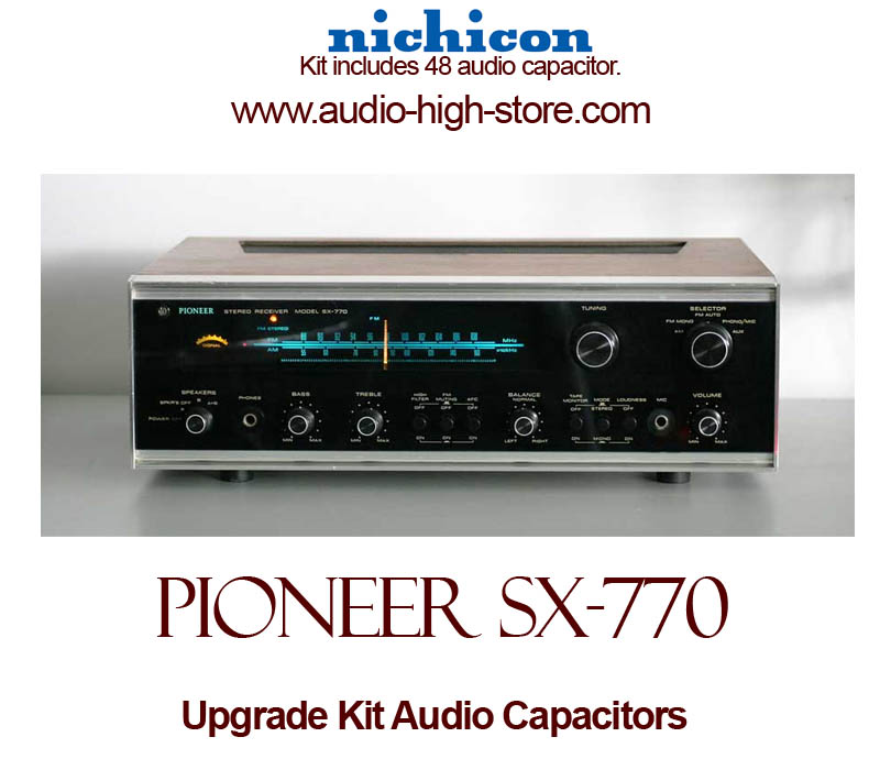 Pioneer SX-770 Upgrade Kit Audio Capacitors