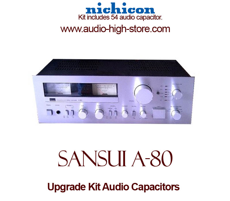 Sansui A-80 Upgrade Kit Audio Capacitors