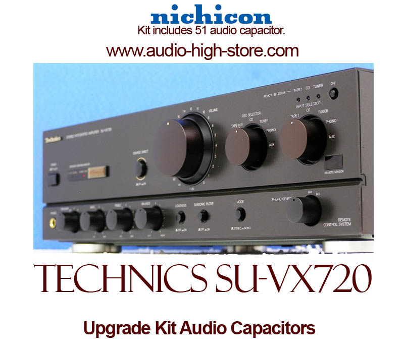 Technics SU-VX720 Upgrade Kit Audio Capacitors