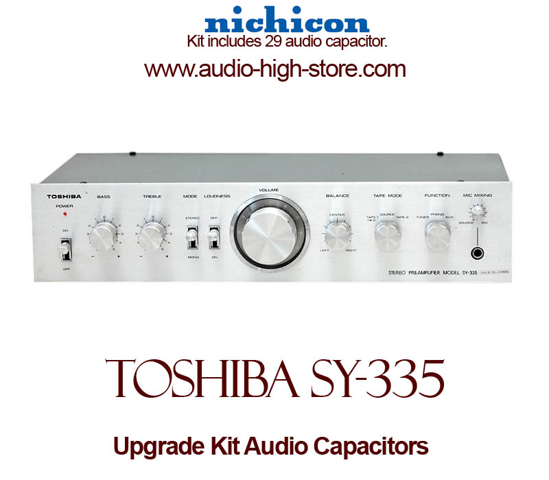 Toshiba SY-335 Upgrade Kit Audio Capacitors