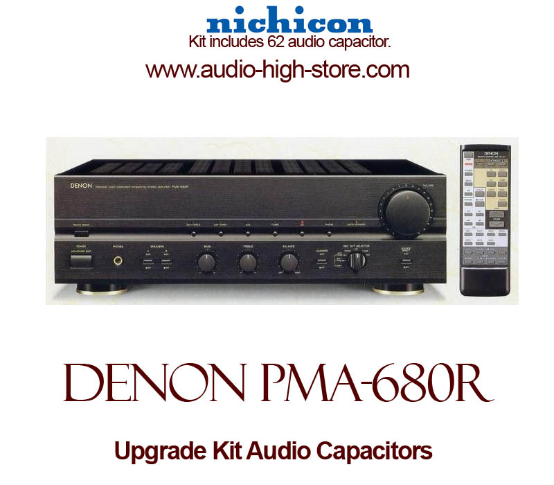 Denon PMA-680R Upgrade Kit Audio Capacitors