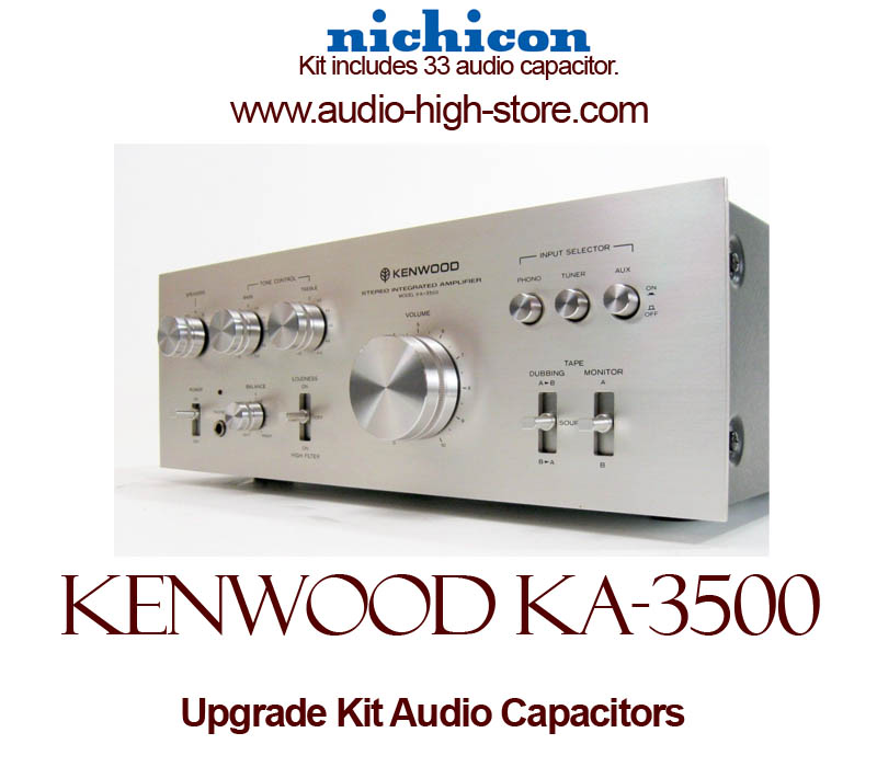 Kenwood KA-3500 Upgrade Kit Audio Capacitors