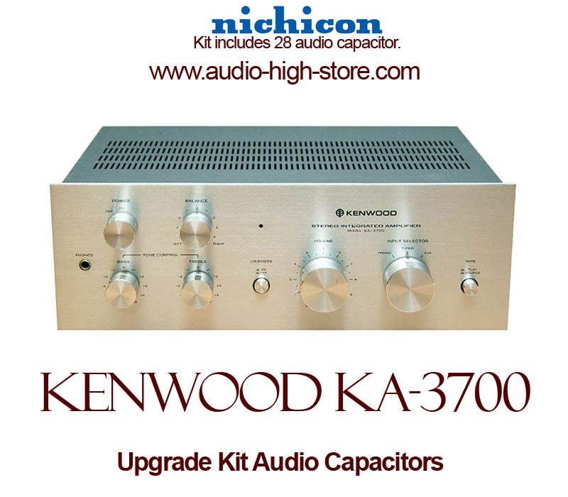 Kenwood KA-3700 Upgrade Kit Audio Capacitors