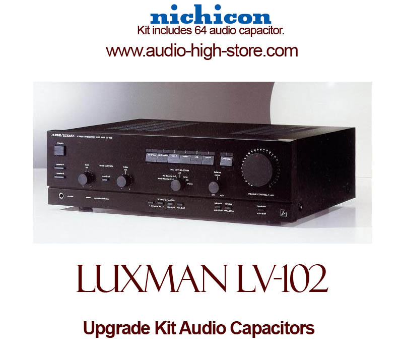 Luxman LV-102 Upgrade Kit Audio Capacitors