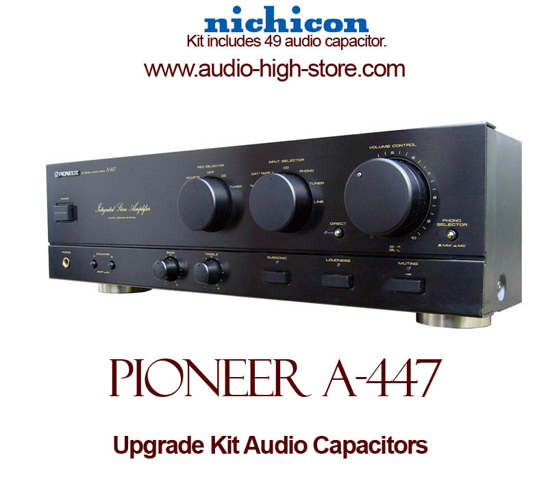 Pioneer A-447 Upgrade Kit Audio Capacitors