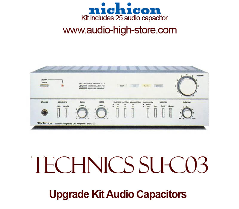 Technics SU-C03 Upgrade Kit Audio Capacitors
