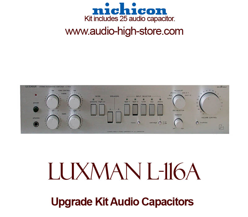 Luxman L-116A Upgrade Kit Audio Capacitors