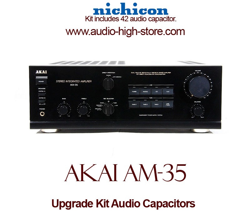 Akai AM-35 Upgrade Kit Audio Capacitors