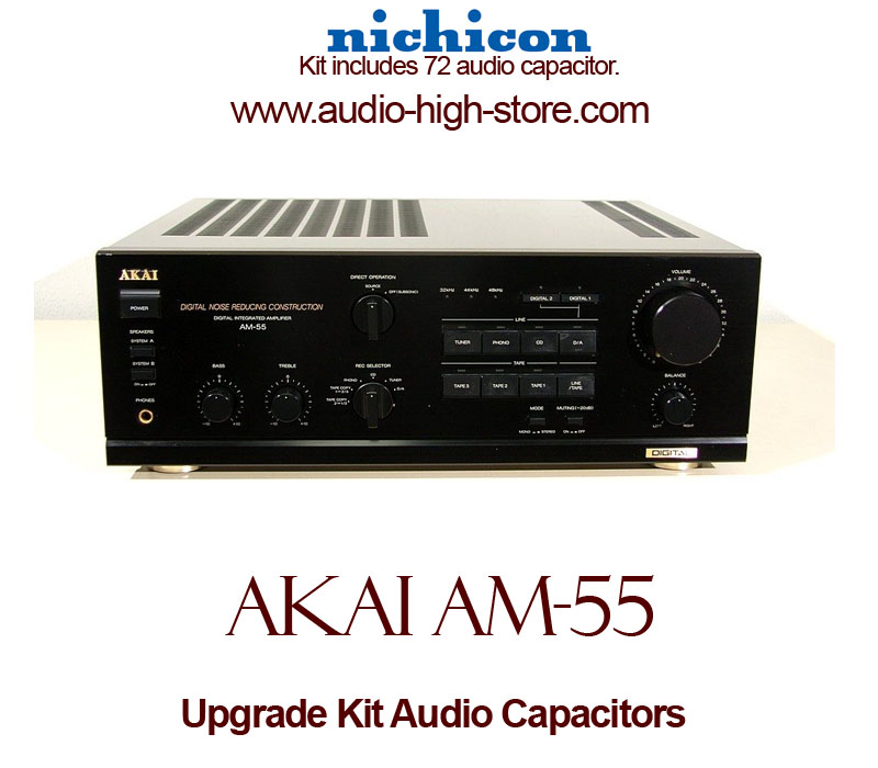 Akai AM-55 Upgrade Kit Audio Capacitors